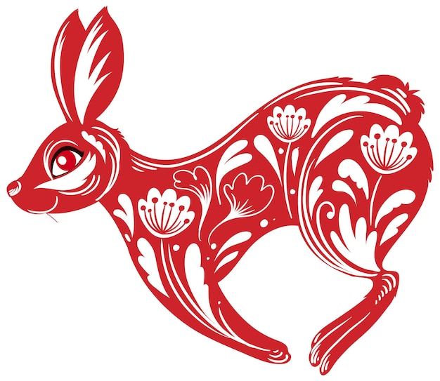 Chinese Lunar New Year Rabbit symbol 2023