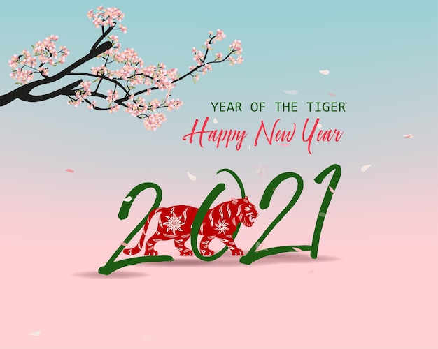 Chinese new year 2022 year of the tiger