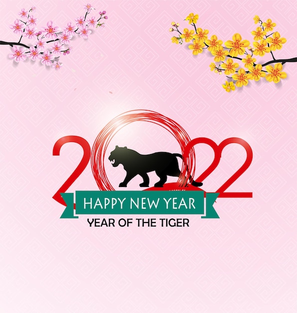 Chinese new year 2022 year of the tiger