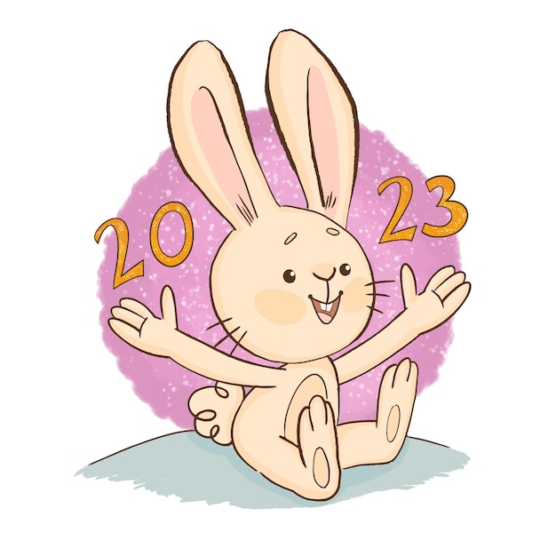 Chinese new year 2023 year of the rabbit - Chinese zodiac symbol