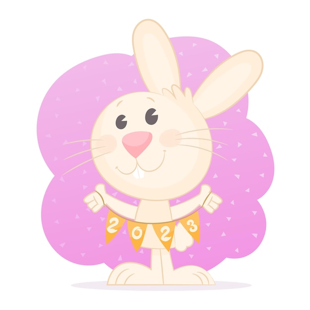 Chinese new year 2023 year of the rabbit - Chinese zodiac symbol