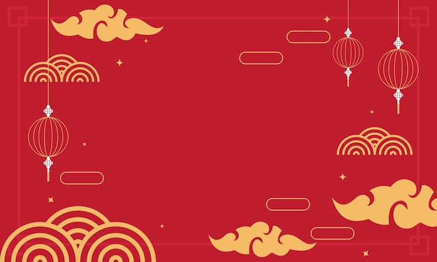 Chinese new year celebration festive background