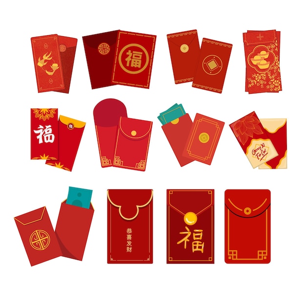 Vector chinese new year envelope