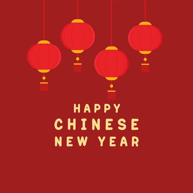 Chinese new year greeting card