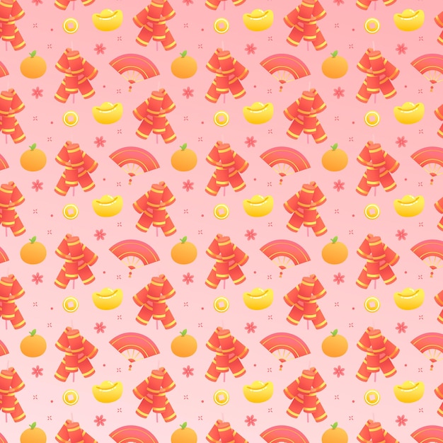 Chinese new year seamless pattern