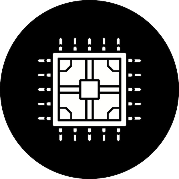 Vector chip icon