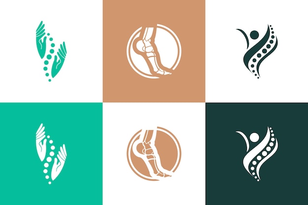 Chiropractic logo design element for your business