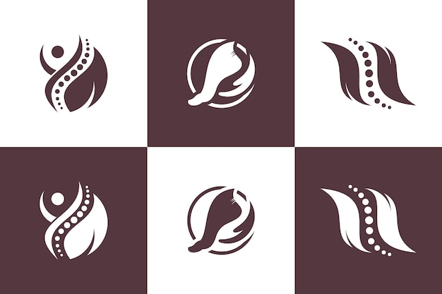 Chiropractic logo design element for your business