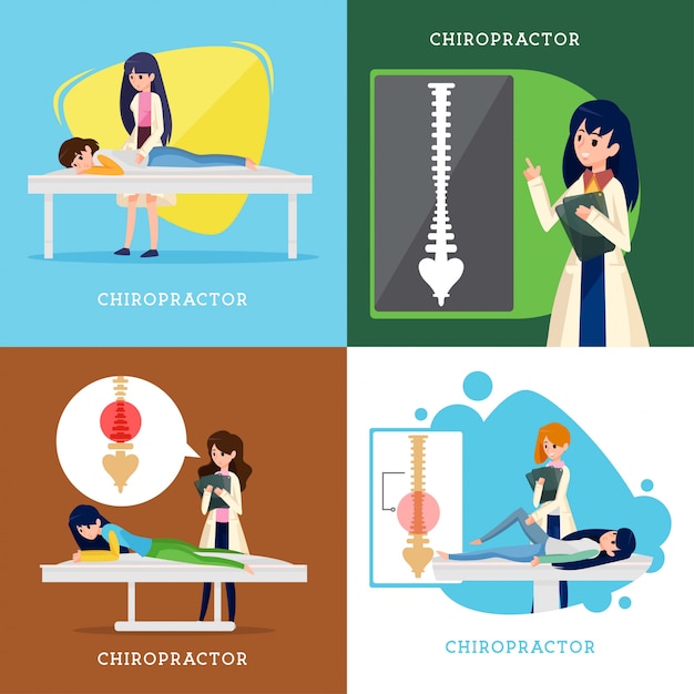 Chiropractor Vector  Design