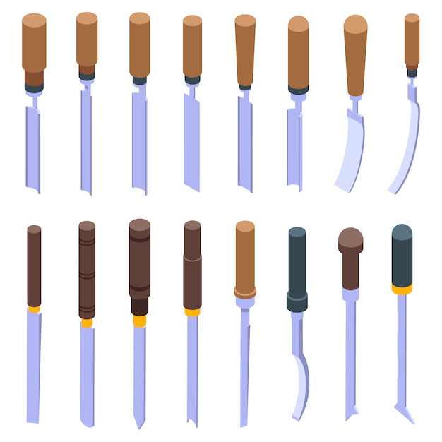 Chisel icons set