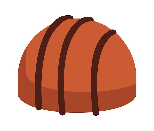 Chocolate candy icon Vector illustration