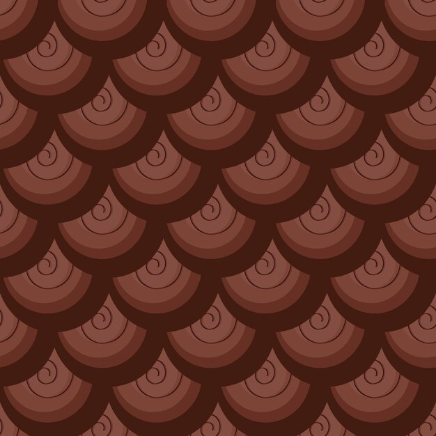 Chocolate candy pattern for web design