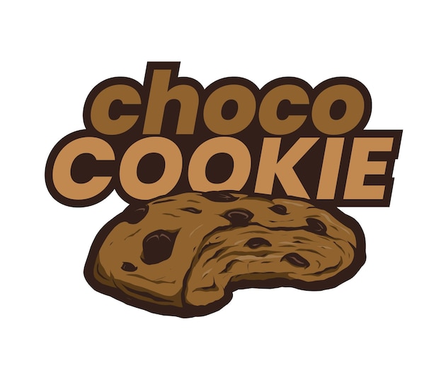 chocolate cookie logo design