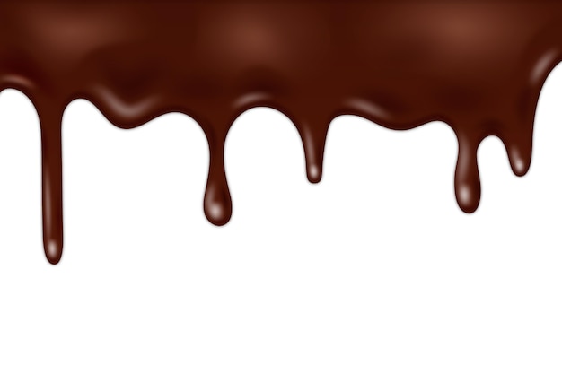 Chocolate flowing glaze background design