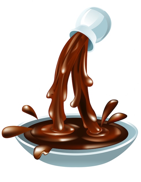 Chocolate splash