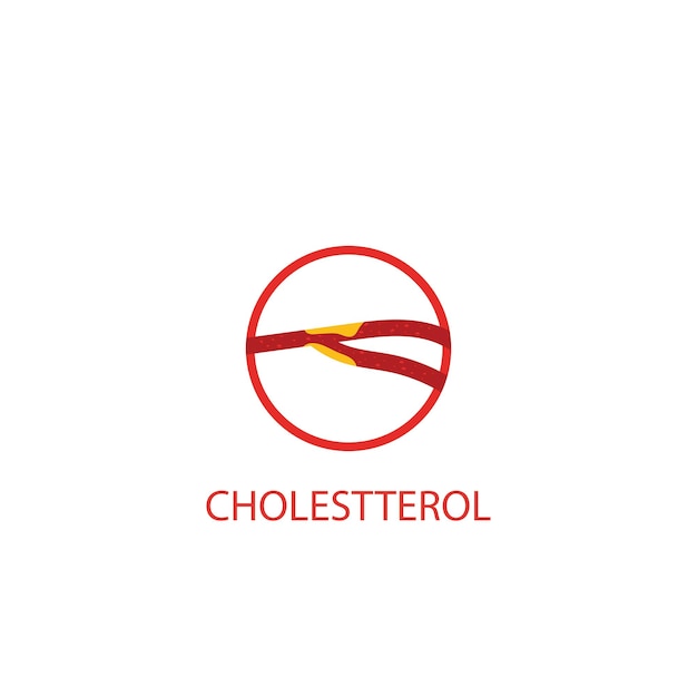 Cholesterol logo and vector template