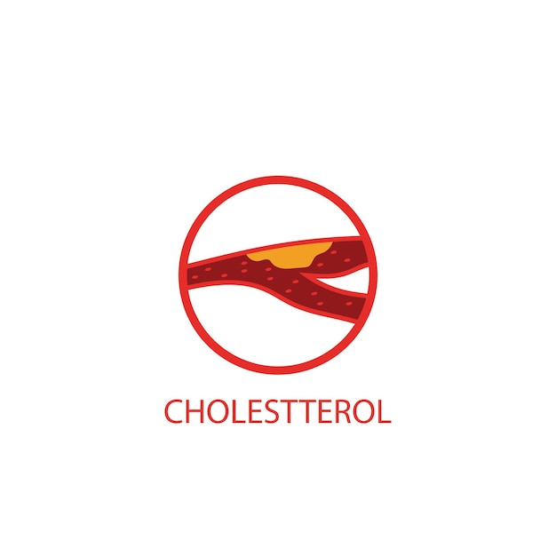 Cholesterol logo and vector template