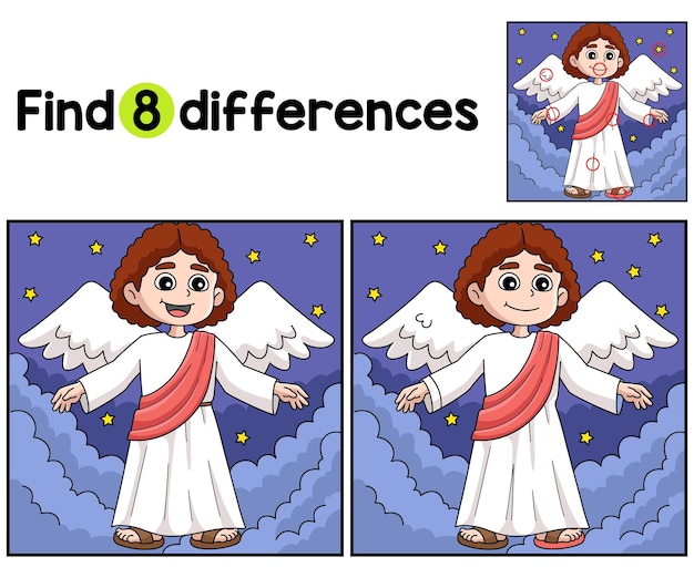 Christian Archangel Find The Differences