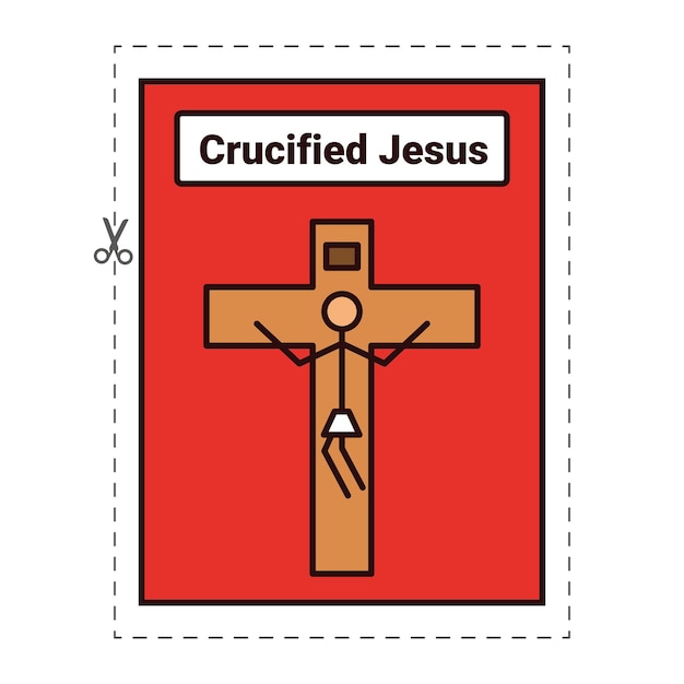 Christian flashcard dotted