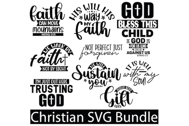 christian svg bundle