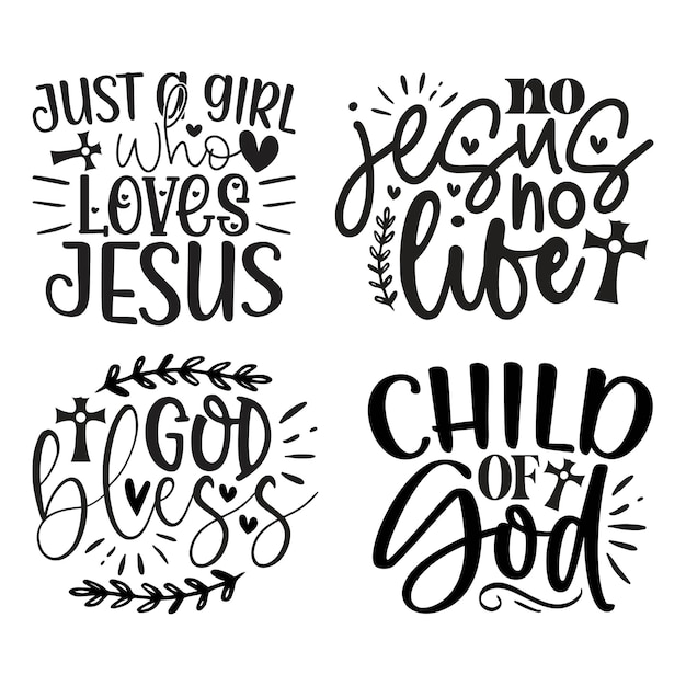 Vector christian tshirt and svg design jesus svg quotes tshirt design motivational inspirational vector