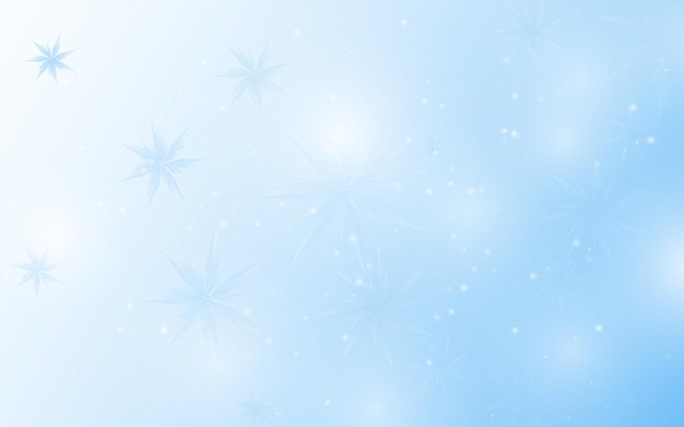 Christmas background. Abstract  snowflake on white and blue background. Vector illustration