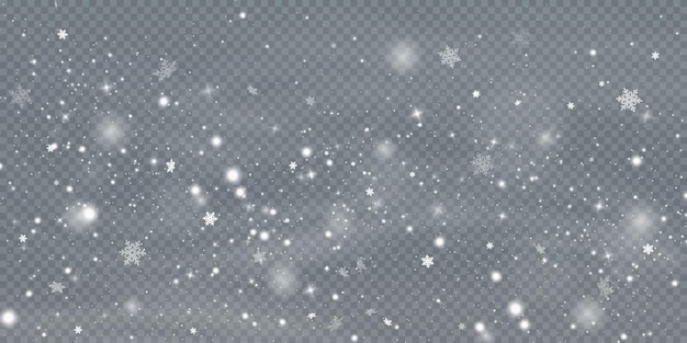 Christmas background. Powder PNG. Magic shining white dust. Fine, shiny dust particles fall.