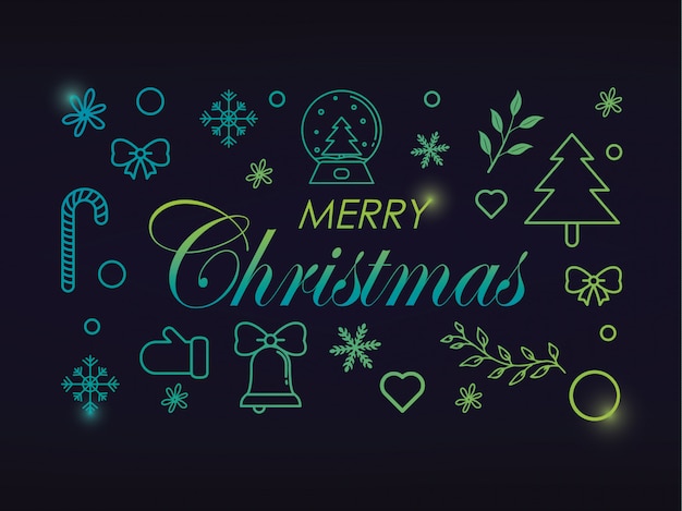 Christmas background template