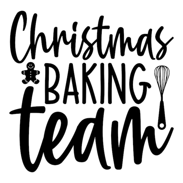 Christmas baking team Pot Holder SVG