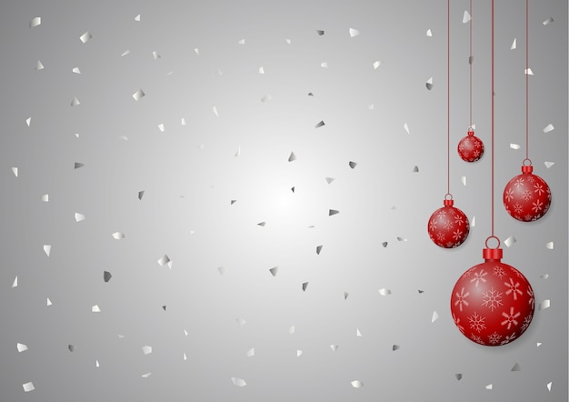 Christmas ball background