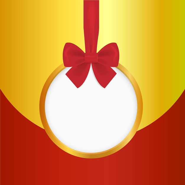 Christmas ball cutted from paper Vector illustration