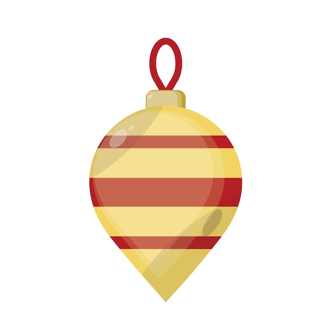 christmas ball vector icon