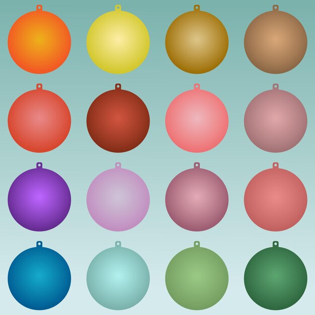 Christmas bauble set