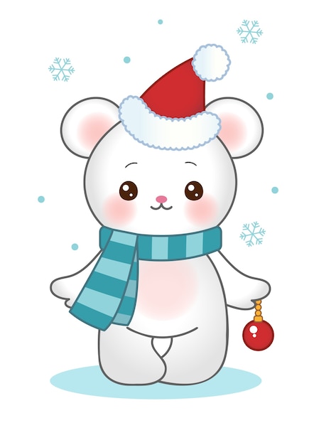 Christmas Bear Clipart