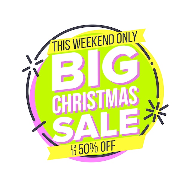 Christmas Big Sale Sticker