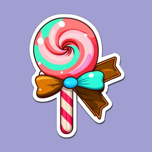 Christmas candy cartoon sticker xmas candies stickers collection Multicolor