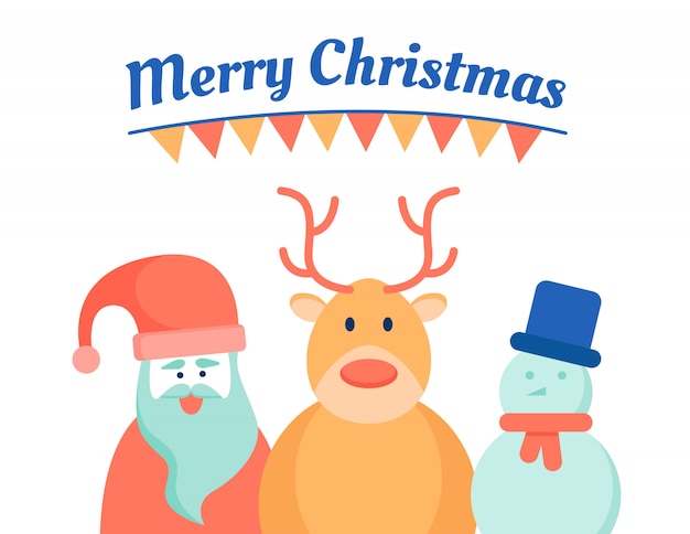 Christmas card vector