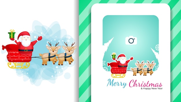 Christmas cartoon illustration