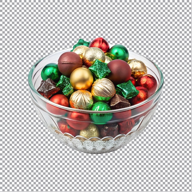 Vector christmas chocolate isolated transparent background