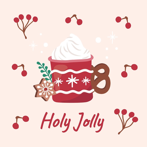 Christmas coffee cafe dessert whip cream sweet desserts