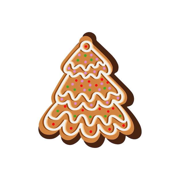 Christmas cookies in the shape of a Christmas tree