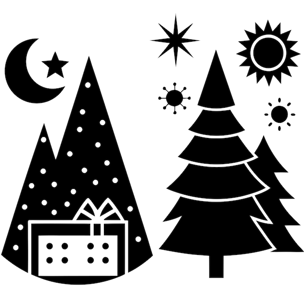 Christmas day concepts vector illustration