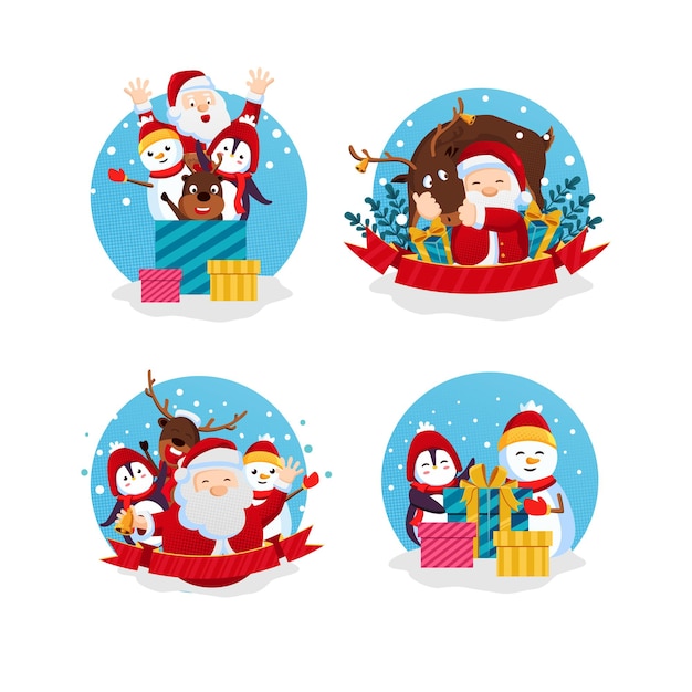 christmas decorating stickers