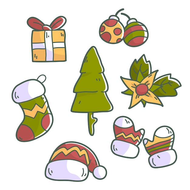 Christmas elements collection