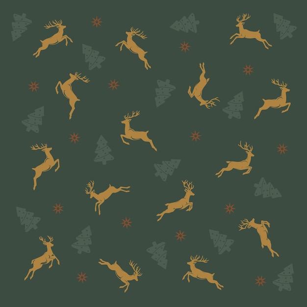 christmas elements pattern background