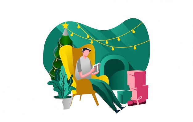 Christmas Flat Illustration