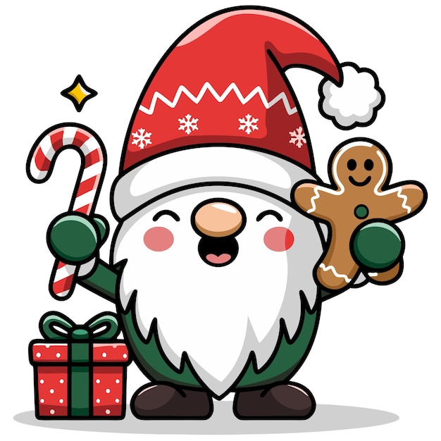 Christmas Gnomes clipart