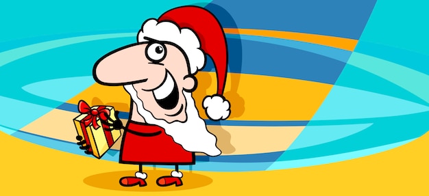 christmas greeting card cartoon