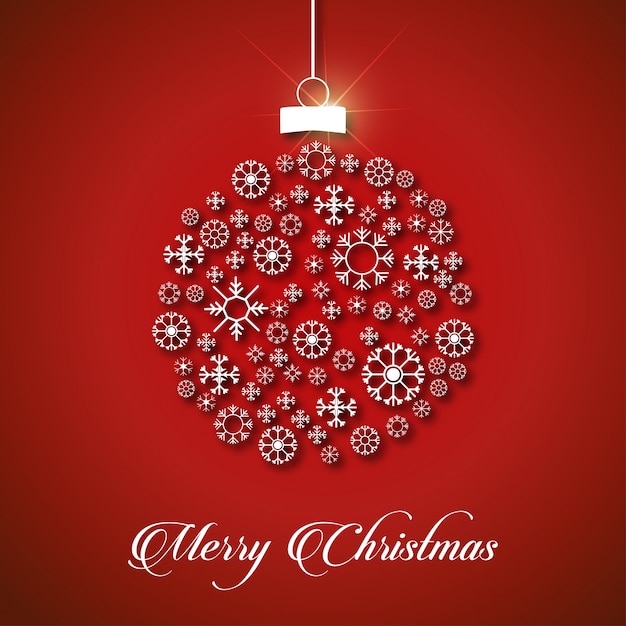 Christmas greeting card or poster design