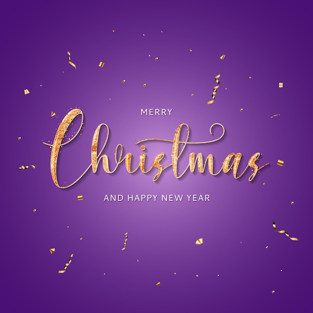 Christmas Holiday Party Background Happy New Year and Merry Christmas Poster Template Vector Illustration